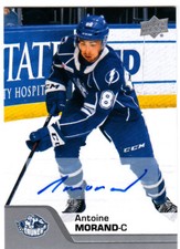 2020-21 Upper Deck AHL #149 Antoine Morand AUTOGRAPH R/C-CRUNCH 