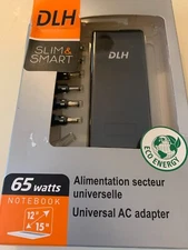 DLH Switch-Mode Power Supply Output: 19V Universal AC Adapter Laptops/Notebooks
