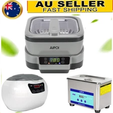  Portable Ultrasonic Cleaner Sonic Wave Tank Glasses Jewelry Cleaning Machine A