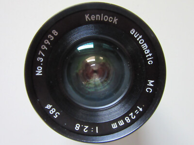 Objektiv Kenlock 1:2,8 f = 28 mm 58 mm automatic MC für Canon AE-1 Programm