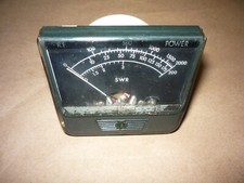 R.F. POWER SWR PANEL METER FROM CB HAM RADIO ESTATE