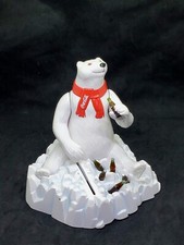 Vintage Coca Cola Polar Bear Coin Piggy Bank Ertl Company 1995
