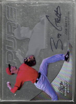 B4246- 2014 Leaf Trinity Pure Autographs Charcoal #PJG2 Joe Gatto Auto - NM-MT