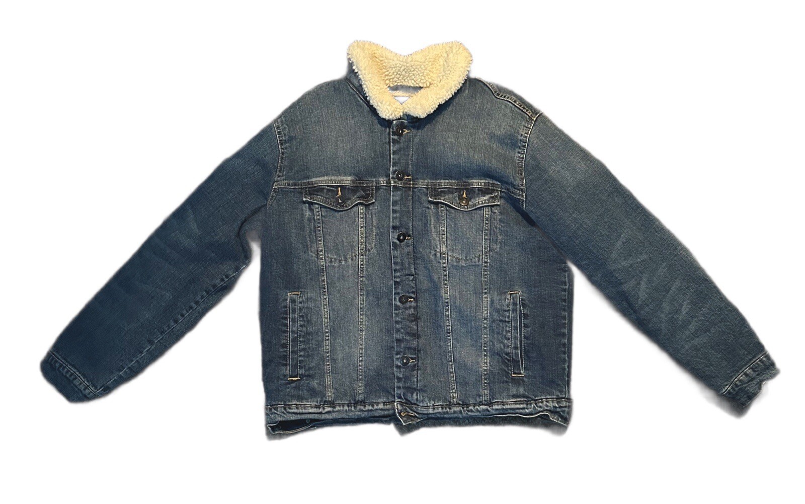 Shearling Lined Jean Jacket(Lightly Used) - image 1