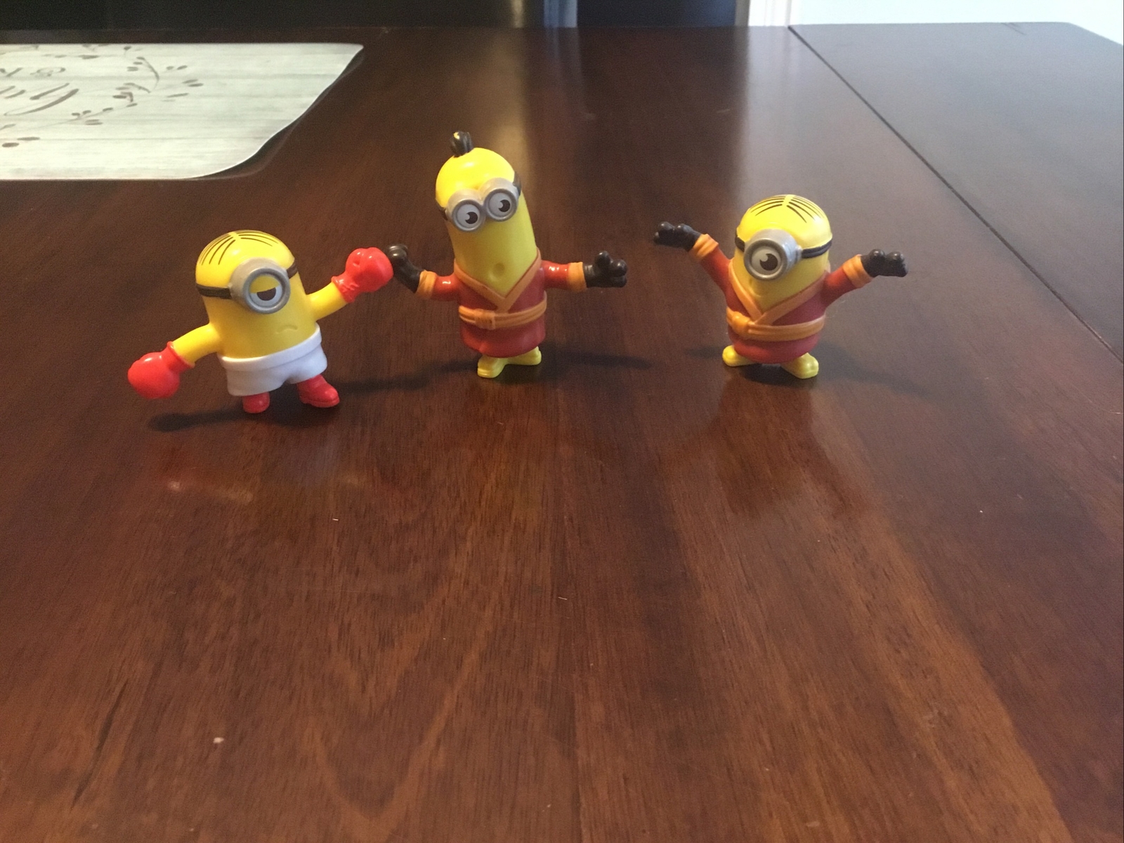 Minions Robe Lot Of 3 Minions Despicable Me PVC Robe, Boxer, MDonald’s | eBay