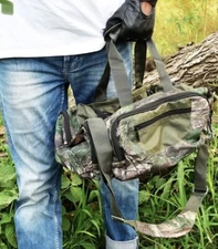 Small Camo Duffle Bag Hunting Fishing Gear Catch-All Carry-On Organizer Outdoor