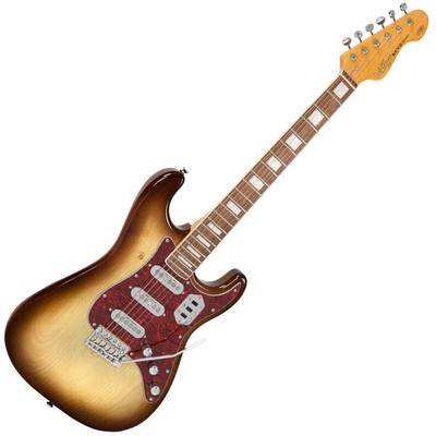 Vintage Revo Serie 'Deluxe' Gitarre ~ Cappuchino