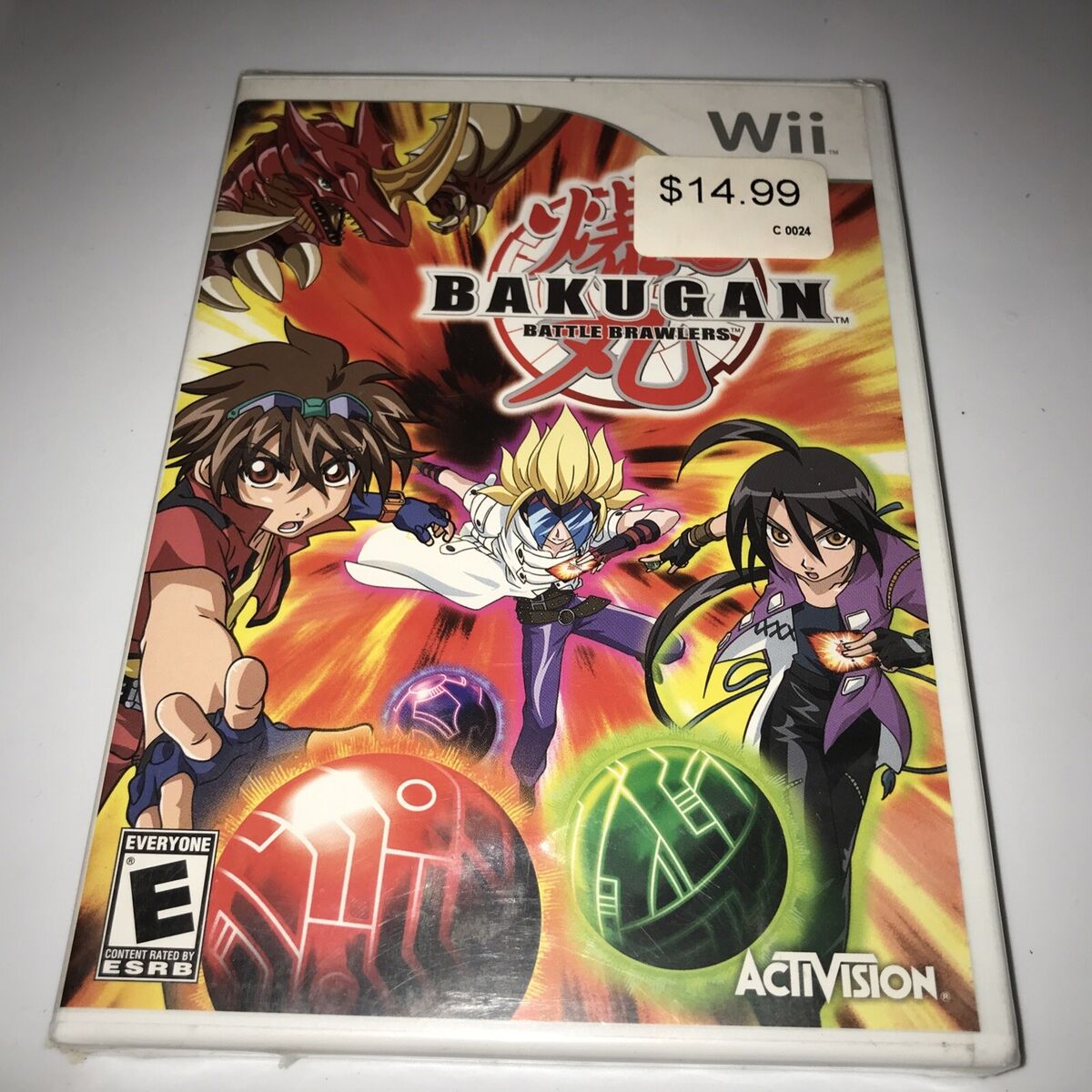 Wii BAKUGAN BATTLE BRAWLERS VIDEO GAME BRAND NEW SEALED