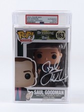 Bob Odenkirk Saul Goodman Breaking Bad #163 Signed Funko PSA Encapsulated E1