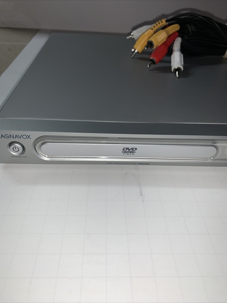 Magnavox MDV460 DVD Player Tested and Working with AV Cables (NO