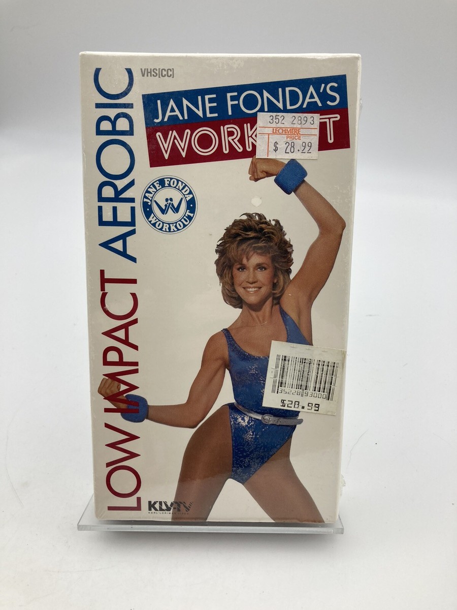 Jane Fondas Low Impact Aerobic Workout (VHS) New Sealed