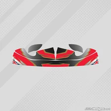 GILLARD STYLE M4 NOSE CONE STICKER KIT - KARTING -  JakeDesigns