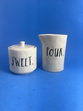 Rae Dunn Artisan Collection Cream Sugar Sweet. Pour.