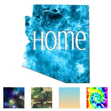 Arizona Home State - Vinyl Decal Sticker - Multiple Patterns  Sizes - ebn3805