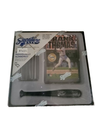 FRANK THOMAS TOPPS TRIBUTE BLUE #3/219 + JERSEY BAT + FRACTAL