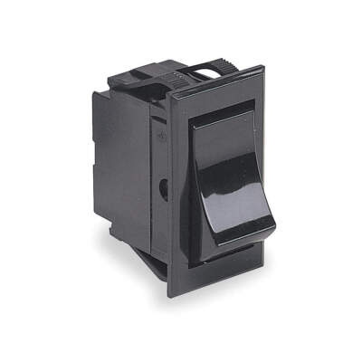 CARLING TECHNOLOGIES TIGK54-6S-BL-NBL RockerSwitch,NoLens/Lamp,Black,On/Off 3XC5