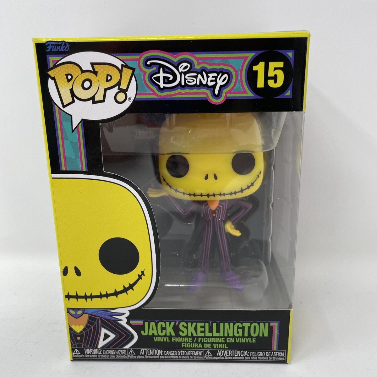 Funko Pop! Blacklight Disney The Nightmare Before Christmas Jack