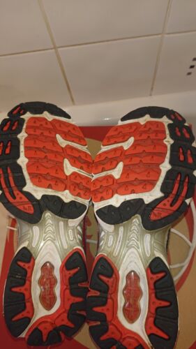 Saucony Griglia Donna Giro 18025-1. Scarpe da allenamento running rosso argento. Taglia 6,5 - Foto 8 di 11