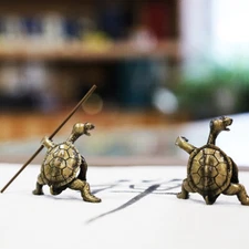 2pc Turtle Shaped Burner Stand Incense Holde Multifunction Incense Sticks Holder