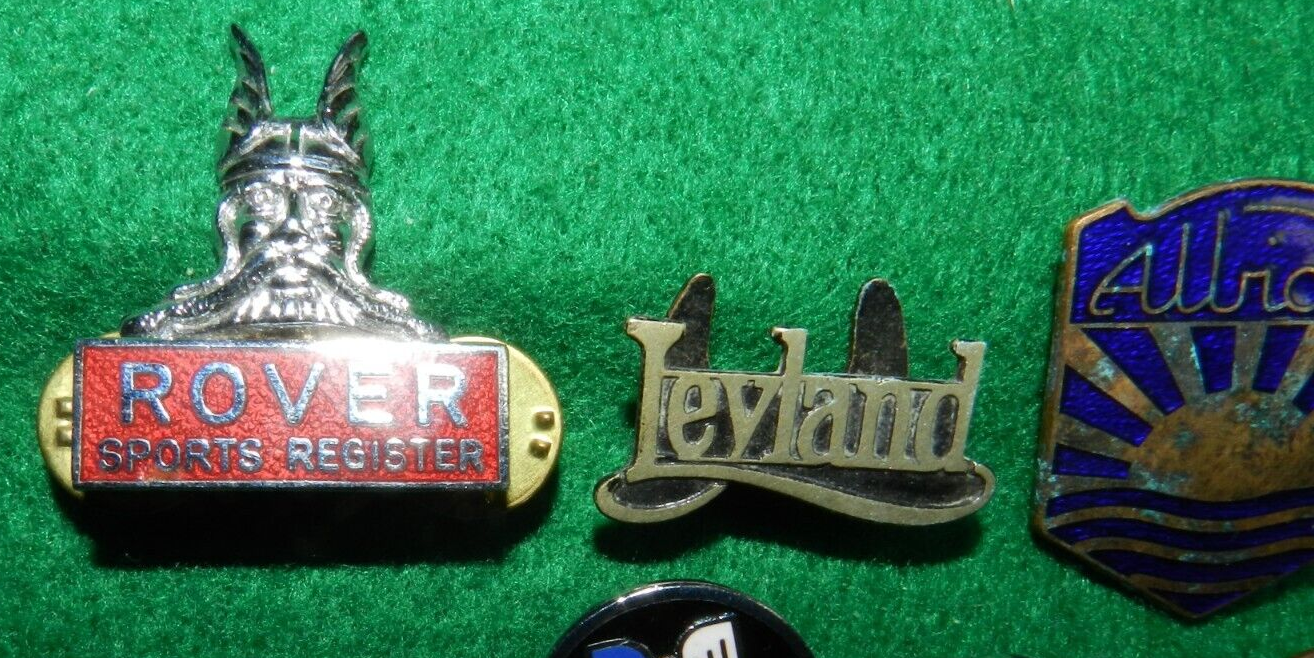 Small Job Lot of Vintage Automobilia Enamel Badges eBay