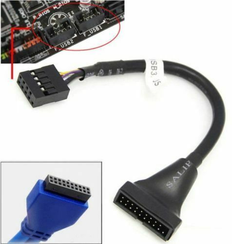 Cavo Adattatore Per Intestazione Scheda Madre USB 3.0 Femmina A 9 - Foto 12