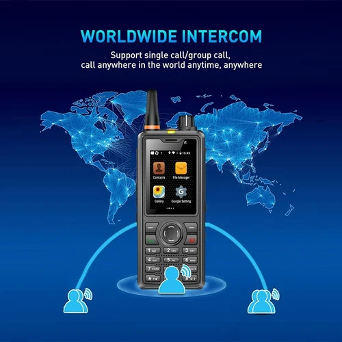 Radio de red Anyssecu T60 4G Android 8.1 radio móvil Zello REAL-PTT Echolink - Imagen 3 de 10
