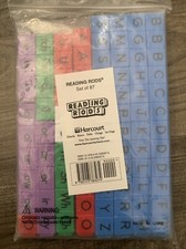 Learning Resources Reading Rods - Set Of 87 New  Letters 