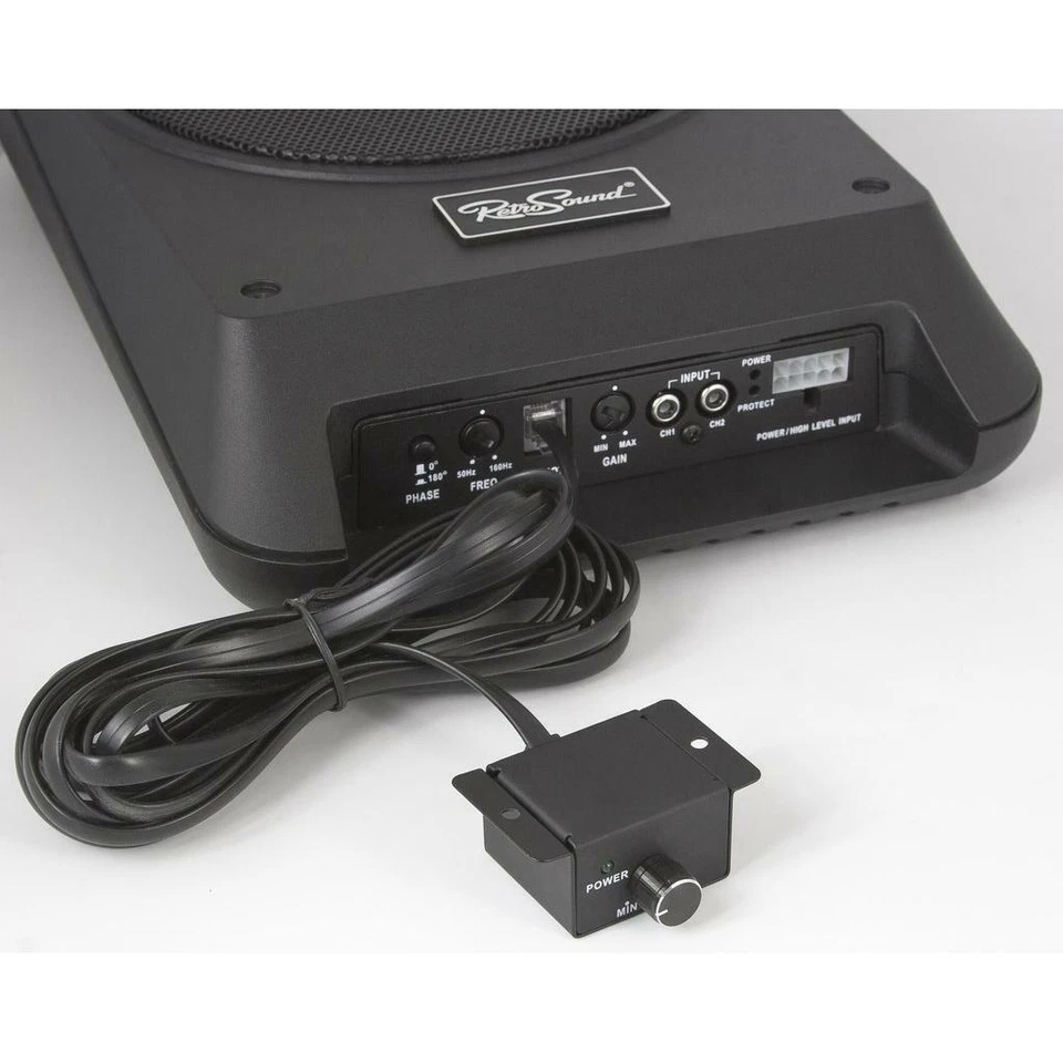 RETROSOUND SUB-8100 Aktiv-Subwoofer, 20cm (8''), Slim-Line 200 Watt - Bild 3 von 4