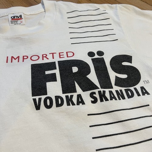 Vintage 90’s FRIS Imported Vodka Skandia 1998 Made in Usa Liquor T-Shirt Size L - Picture 2 of 9