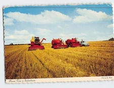 Postcard Harvest Time in Saskatchewan Canada