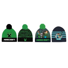 Minecraft Mütze Beanie Kindermütze in 4 Mot...