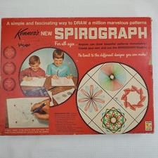 Vintage Kenner Spirograph 1967 Original Game Draw Design Patterns INCOMPLETE