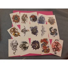 lot of 15 Dragon Tattoos Brand Imports vending machine 2004 ODM