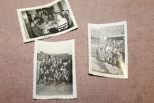 3-Original WW2 Photographs of a Group of U.S. Army Soldiers Traveling the USA