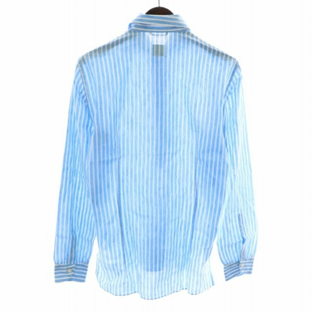 Piazza Marconi Shirt Striped Half Button Pullover Long Sleeve S 