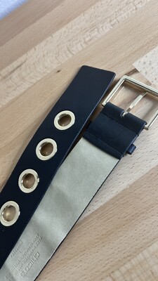 Chico’s L leather elastic back belt Chico main image 2