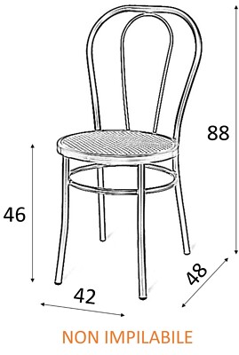 SEDIA SEDIE THONET BAR CASA RISTORANTE BISTROT PIZZERIA VIENNA
