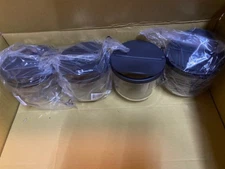 (4 Pack) Starbucks 11073574 Jar Dispenser - Used For Cold Bar Inclusions (Grey)