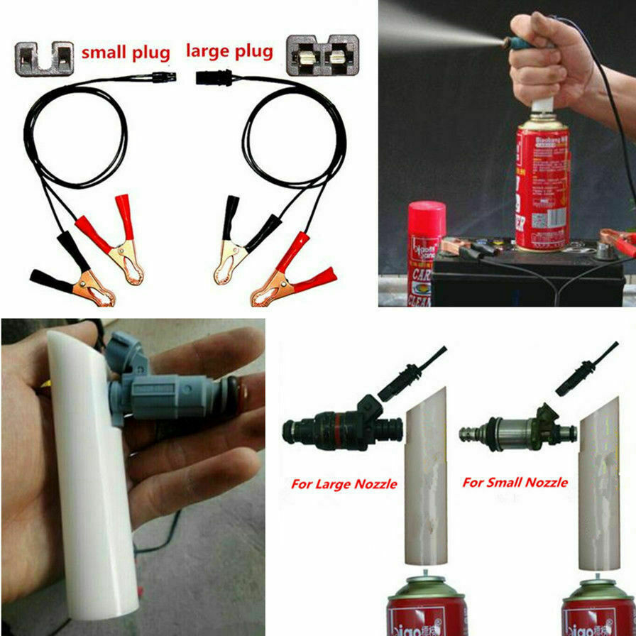 Universal Fuel Injector Flush Cleaner Adapter Kit – DIY Tool For Cars, Trucks, SUVs