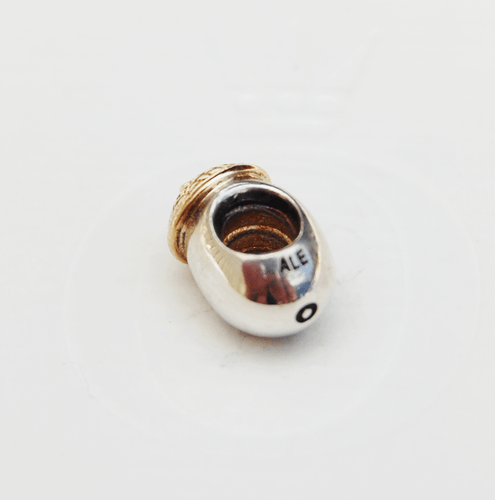Genuine Pandora two-tone Charm - Acorn - 790442 - retired - Foto 2 di 2