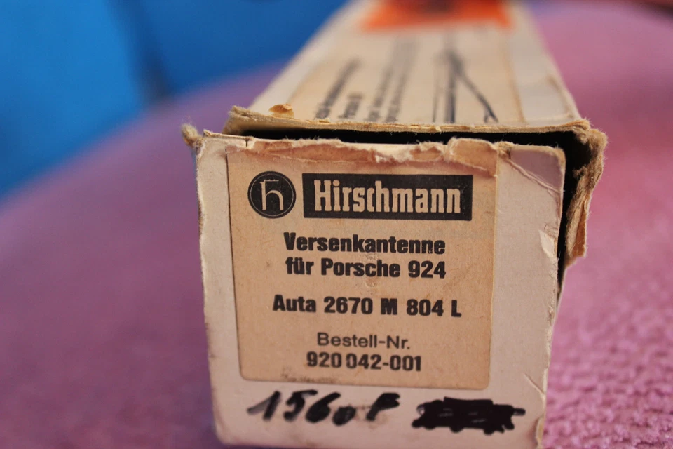 Antena Telescópica Porsche 924 NOS Original Vintage Hirschmann Auta 2670M 804L Foto 3 de 4