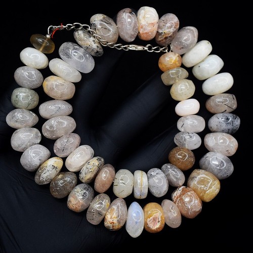 Most Outstanding 956 Cts Rutile Quartz Round Shape Beaded Necklace VK ...