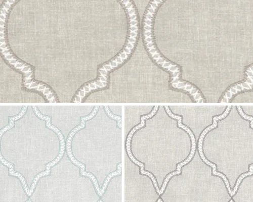 Belfield Home Tyler Moroccan Patterned Curtain Fabric Material 132cm