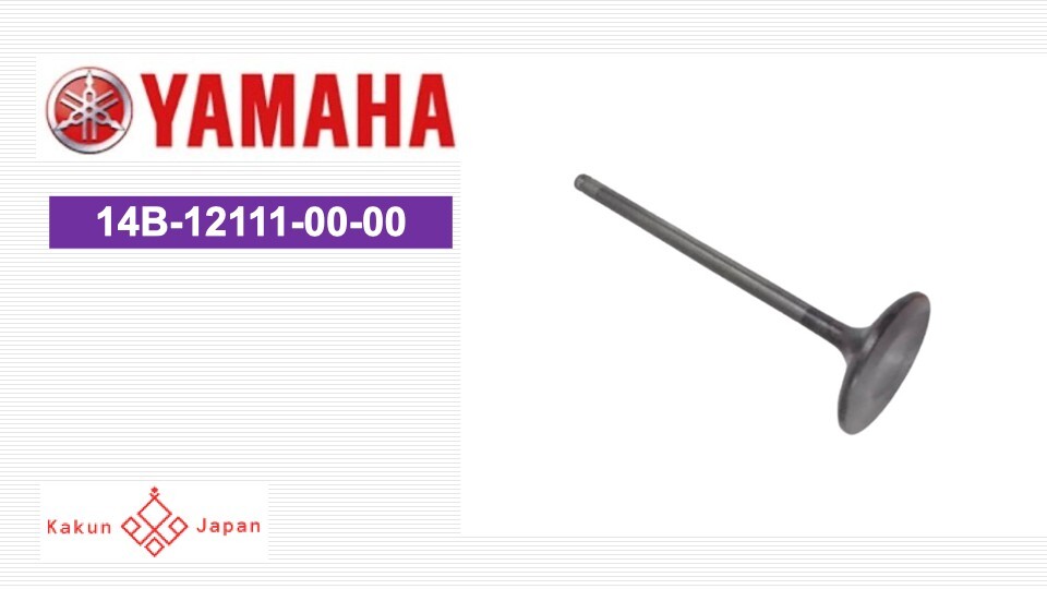 Yamaha OEM 14B-12111-00-00 Valve intake 14B121110000 New Part
