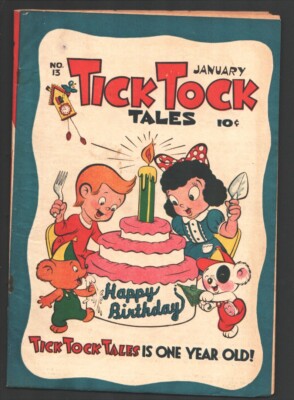 トム・チット・トット Tick Tock Tales #13 1947-ME-Koko & Kola-Pixies & Chuck Chipmunk