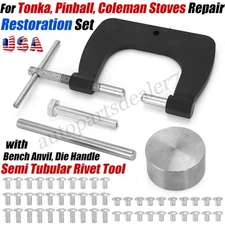 1/8" SEMI TUBULAR RIVET TOOL FIXT DIES FOR TONKA PINBALL VENT WINDOW RESTORATION
