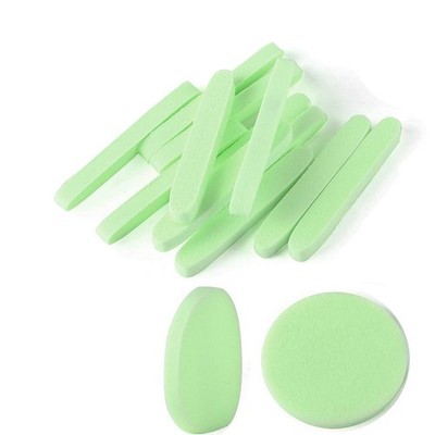 Tegelrying Facial Sponge Compressed,60 Pcs PVA 60 Count (Pack of 1), Green 