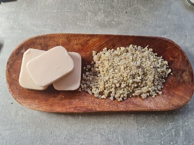 Handgemachte Gummi Arabicum Seife