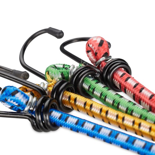 Spanngummi set Gepäckspanner mehrfarbig Expander Set Zurrgurt Set 48 Teile - Bild 9 von 9