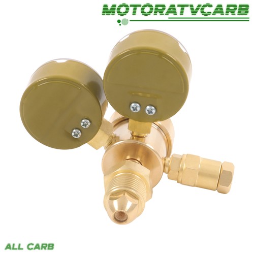 ALL-CARB 1Pack Regolatore Argon Doppio Calibro per Saldatore CGA580 Mig Tig da 0 a 400PSI - Foto 1 di 13